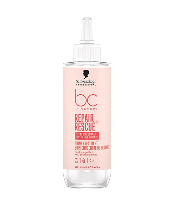 Schwarzkopf Professional Repair Rescue+ Shine Treatment 200 ml 200ml modeliavimo priemonė