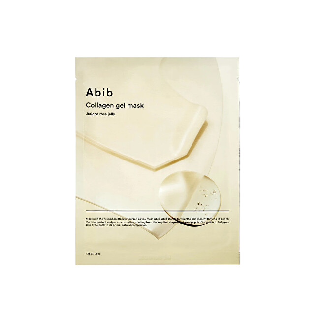 Abib Firming sheet mask with collagen and ceramides Jericho Rose Jelly (Collagen Gel Mask) 4 pcs vietinės priežiūros priemonė