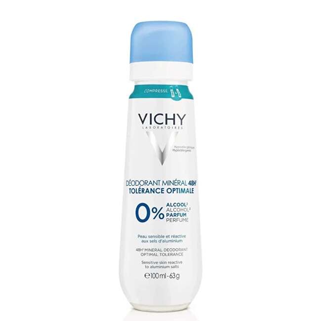 Vichy Mineral deodorant spray Optimal Tolerance (48H Mineral Deodorant) 100 ml 100ml Moterims