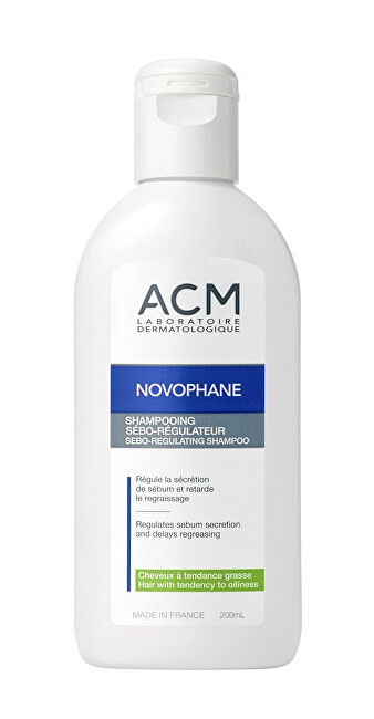 ACM Novophane (Sebo-Regulating Shampoo) 200 ml 200ml šampūnas