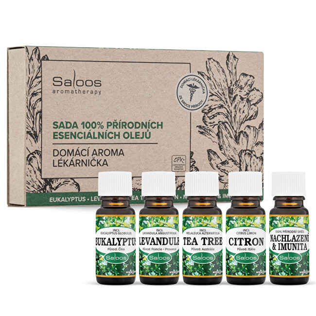 Saloos Gift set Home aroma first aid kit eterinis aliejus