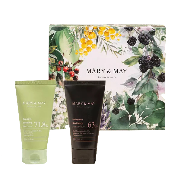 MARY & MAY Duo Set Skincare Gift Set vietinės priežiūros priemonė