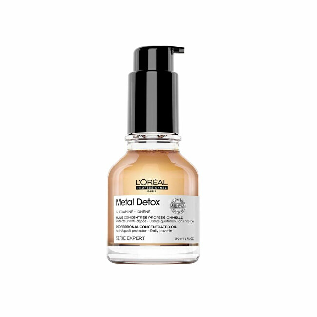 L´Oréal Professionnel Concentrated oil against the deposition of metal particles Metal Detox ( Professional Concentrate d 50ml plaukų apsauga nuo karščio