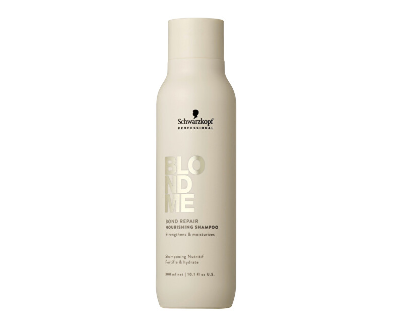 Schwarzkopf Professional BlondMe Bond Repair Nourishing Shampoo 300ml šampūnas Schwarzkopf Professional BlondMe Bond Repair Nourishing Shampoo 300ml šampūnas