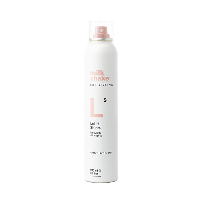 Milk Shake Lifestyling Let It Shine Hair Shine Spray 200 ml 200ml modeliavimo priemonė