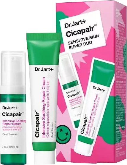 Dr. Jart+ Cicapair soothing and regenerating skin care gift set vietinės priežiūros priemonė