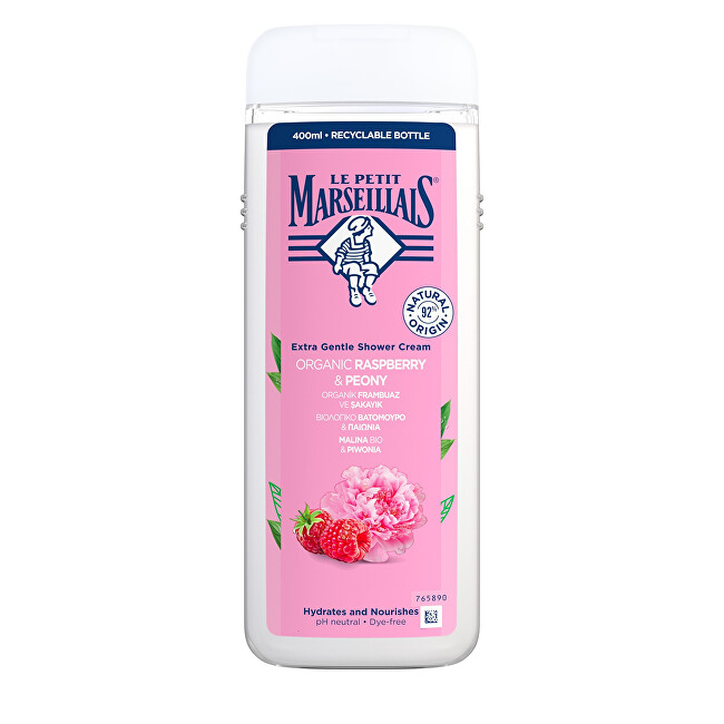 Le Petit Marseillais Cream shower gel Bio Raspberry & Peony 400 ml 400ml Moterims