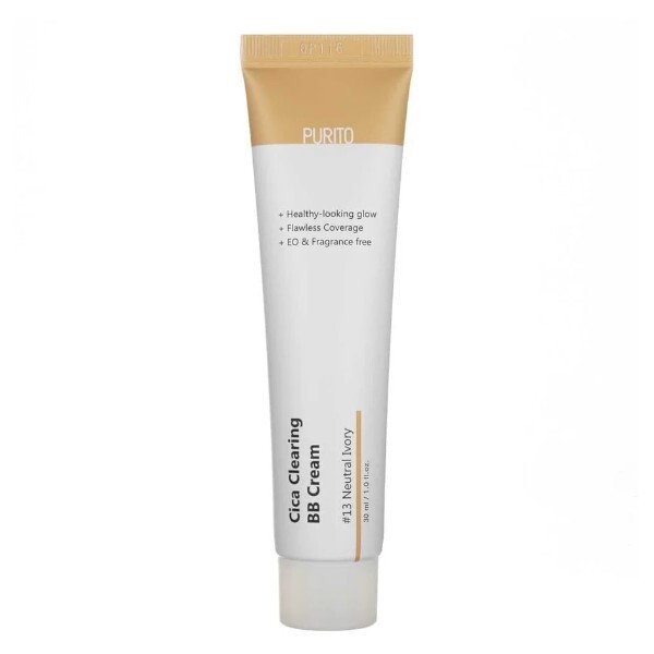 PURITO Cica Clearing BB Cream 30 ml 13 Neutral Ivory BB kremas