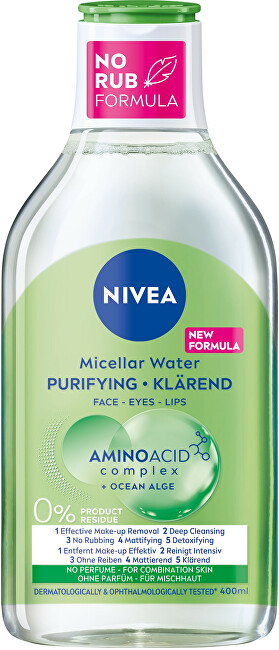 Nivea Deep cleansing micellar water (Micellar Water) 400 ml 400ml makiažo valiklis