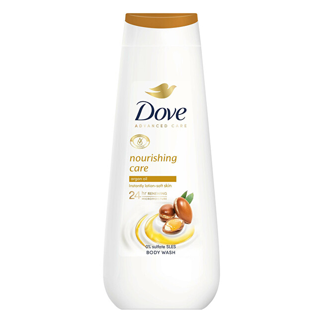 Dove Advanced Care Nourishing Care Nourishing Shower Gel with Argan Oil (Body Wash) 400ml Moterims