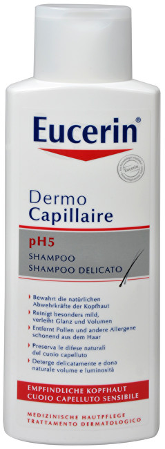 Eucerin Hair shampoo for sensitive skin pH5 Dermocapillaire 250 ml 250ml šampūnas