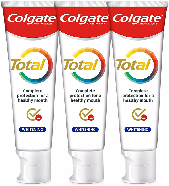 Colgate Whitening toothpaste Total Whitening Trio 3 x 75 ml 75ml Unisex