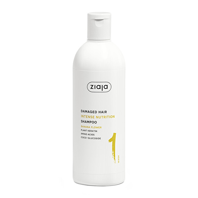 Ziaja Shampoo for damaged hair Banana Flower Shampoo 400 ml 400ml &scaron;ampūnas