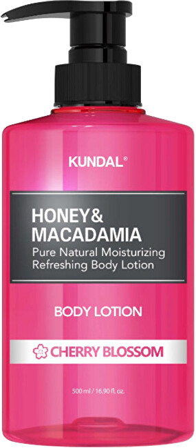 KUNDAL Nourishing Body Lotion Honey & Macadamia Cherry Blossom (Body Lotion) 500 ml 500ml Moterims