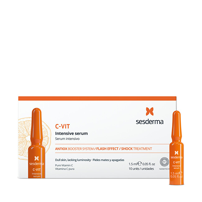 Sesderma Brightening and Renewing Serum C-VIT (Intensive Serum) 10 x 1.5 ml 1.5ml vietinės priežiūros priemonė