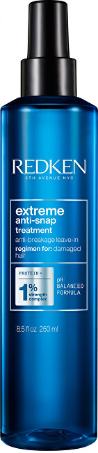 Redken Extreme (Anti-Snap Anti-Breakage Leave-In Treatment) for Sensitive and Damaged Hair 250ml nenuplaunama plaukų priežiūros priemonė