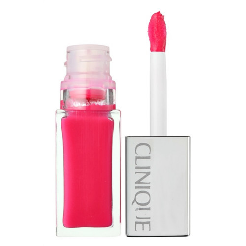 Clinique Liquid Lipstick + Basecoat Pop Lacquer (Lip Colour + Primer) 6 ml 02 Lava Pop 6ml Lūpų makiažo pagrindas