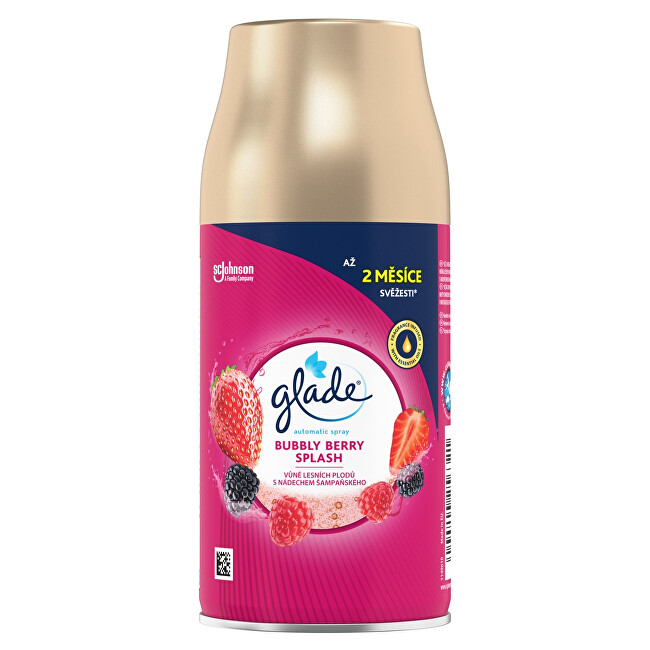 Glade Bubble Berry Splash Automatic Spray Air Freshener Refill 269 ml 269ml namų kvapas
