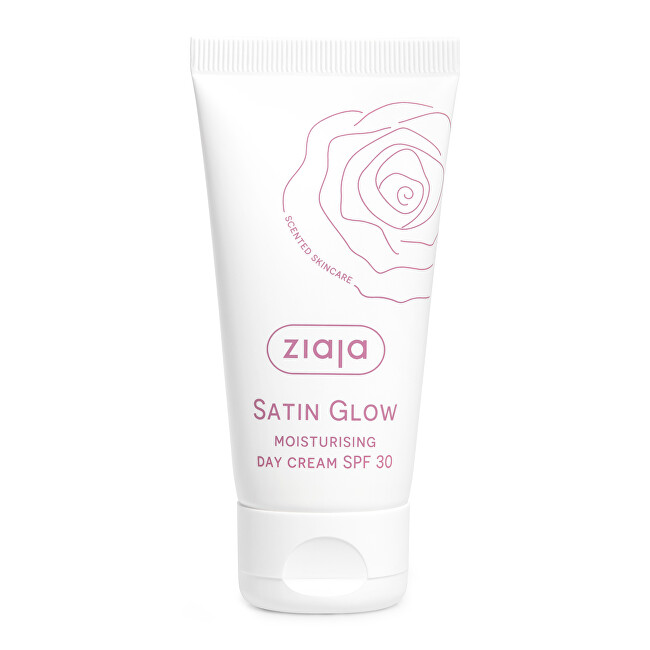 Ziaja Moisturizing day cream SPF 30 Satin Glow Day Cream 50 ml 50ml veido apsauga