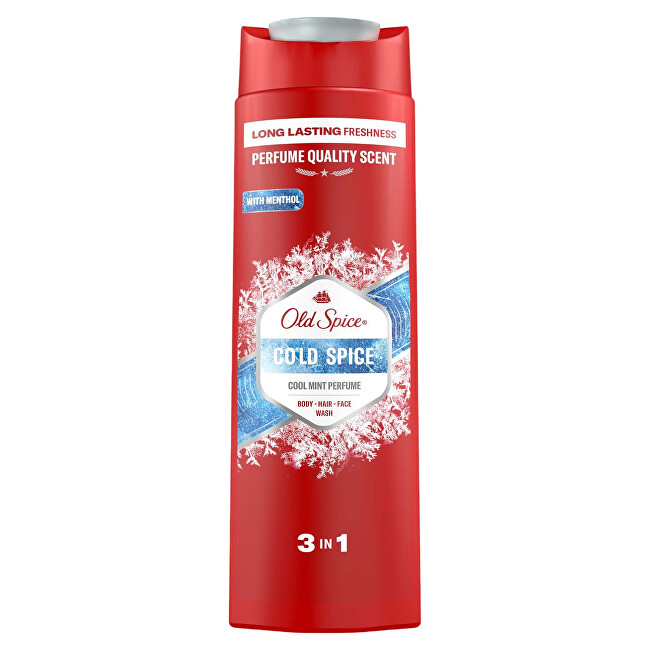 Old Spice Cold Spice Body, Hair, Face Wash Shower Gel 1000ml &scaron;ampūnas