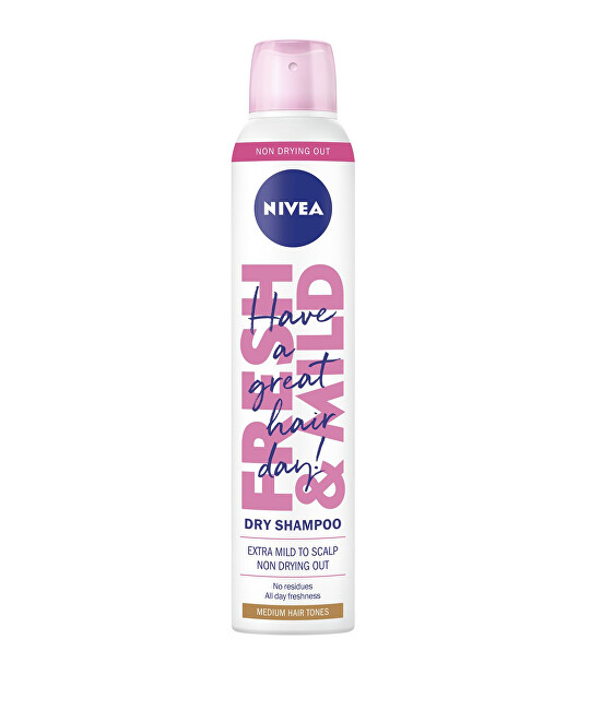Nivea (Dry Shampoo Medium Tones) 200 ml 200ml sausas šampūnas