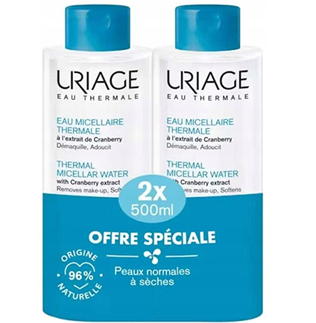 Uriage Eau Thermale Micellar Water Set 2 x 500 ml 500ml makiažo valiklis
