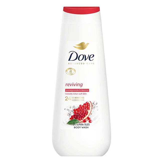 Dove Advanced Care Reviving Pomegranate and Hibiscus Shower Gel (Body Wash) 400ml Moterims
