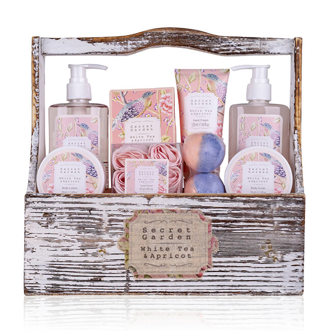 Accentra Gift set in a wooden basket Secret Garden Moterims