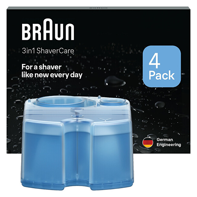 Braun Replacement cartridges for 3in1 ShaverCare cleaning stations 4 pcs skustuvas