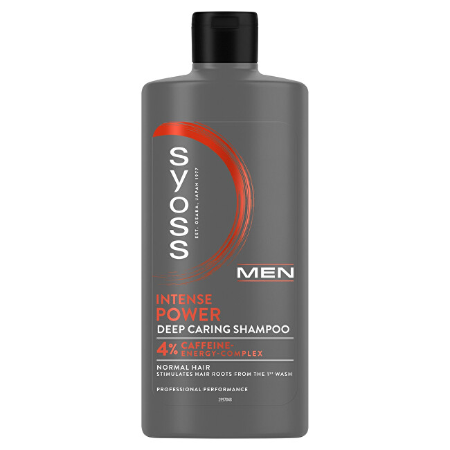 Syoss Strengthening shampoo for men for normal hair Intense Power Shampoo 440ml &scaron;ampūnas
