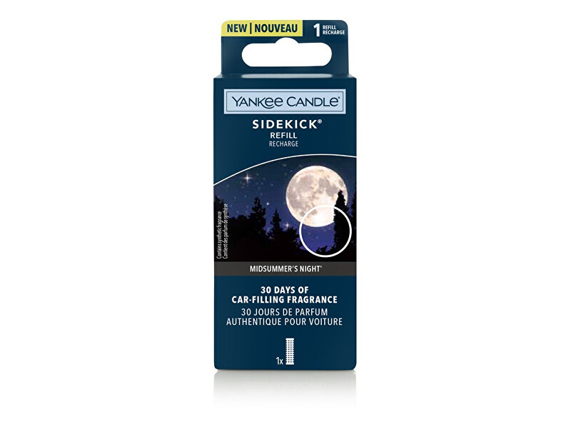 Yankee Candle Sidekick Midsummer´s Night car diffuser refill (Refill Recharge) 1 pc Kvepalai Unisex