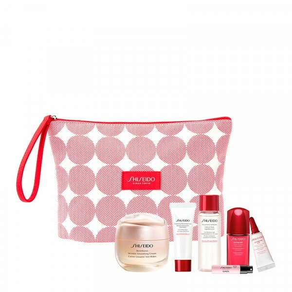 Shiseido Benefiance Wrinkle Smooth ing Cream Set Gift Set vietinės priežiūros priemonė