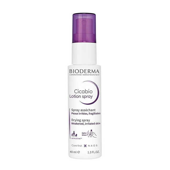 BIODERMA Repair and soothing spray Cicabio Lotion (Drying Spray) 40 ml 40ml Moterims