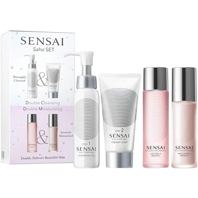 Sensai Skin care gift set Saho Set makiažo valiklis