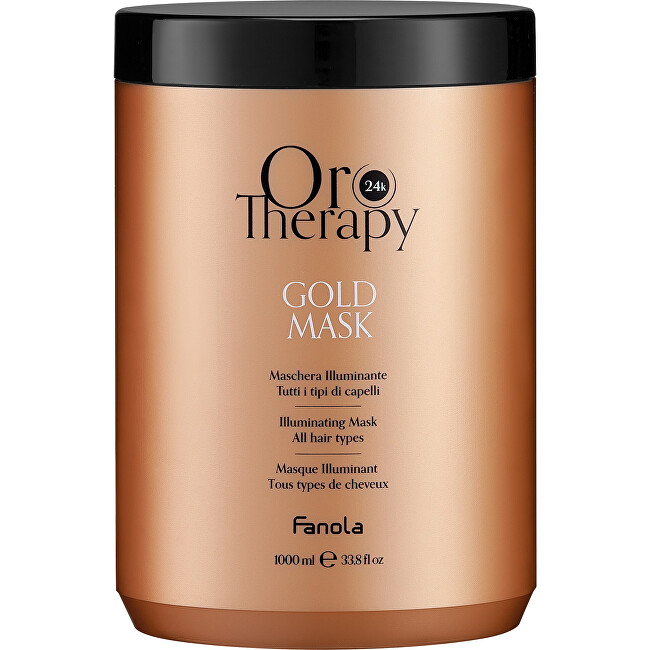 Fanola Oro Puro Illuminating Mask 300ml &scaron;ampūnas