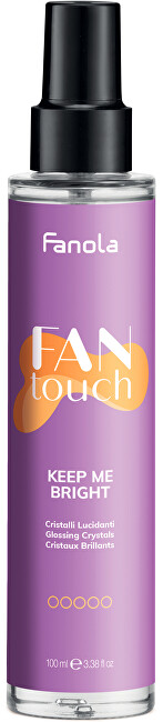 Fanola Liquid crystals for hair shine Keep Me Bright Crystals 100 ml 100ml modeliavimo priemonė