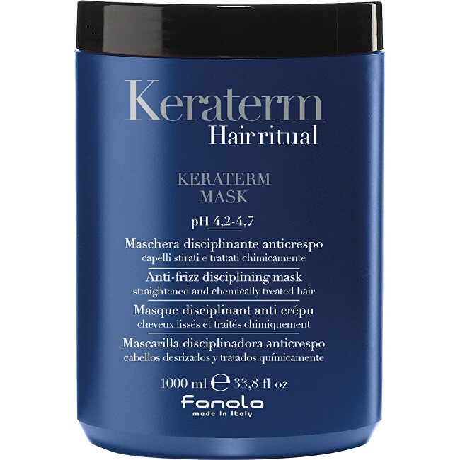 Fanola Smoothing hair mask Keraterm Mask 1000ml &scaron;ampūnas