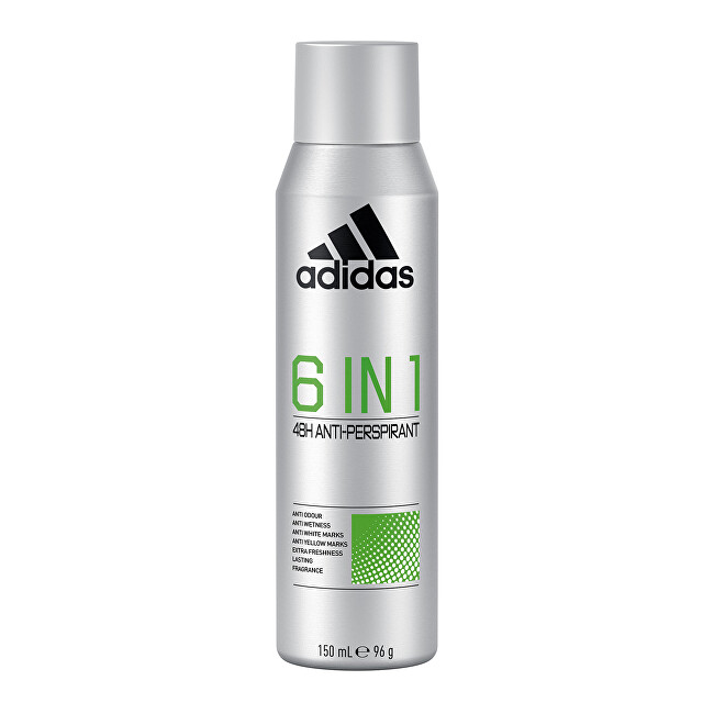 Adidas 6 in 1 Man - deodorant ve spreji 150ml Kvepalai Vyrams