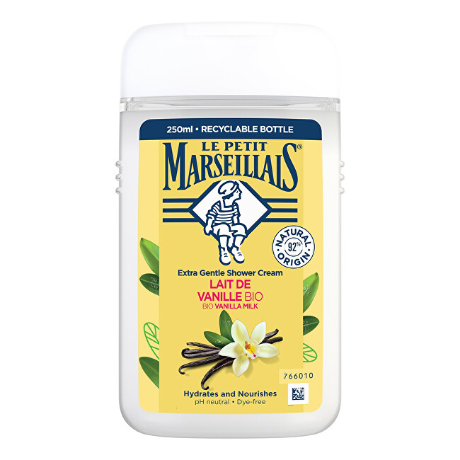 Le Petit Marseillais Cream shower gel BIO Vanilla Milk Shower Cream 250ml Moterims