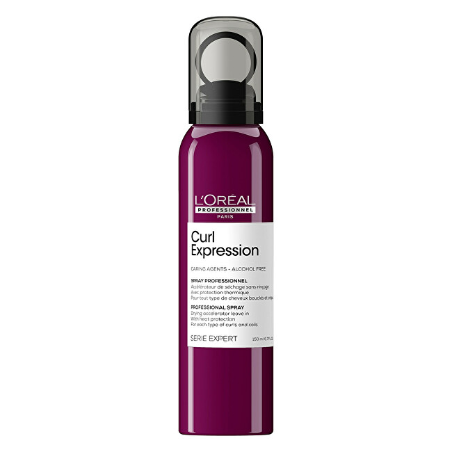 L´Oréal Professionnel Curl Expression Drying Accelerator ( Professional Spray) 150 ml Curly and Wavy Hair 150ml plaukų apsauga nuo karščio