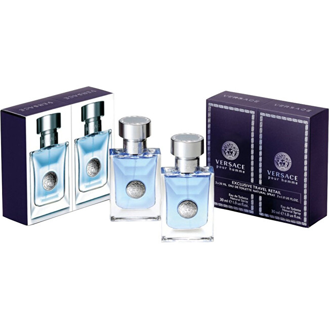 Versace Pour Homme - 2 x EDT 30 ml 30ml Pour Homme - 2 x EDT 30 ml Kvepalai Vyrams Rinkinys