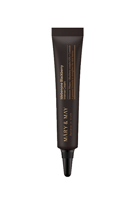 MARY & MAY Skin cream Idebenone Blackberry Intense Cream 12 g vietinės priežiūros priemonė