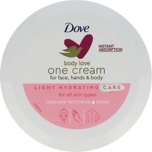 Dove Body Love ( Light Hydratation Care ) 250 ml Moisturizing Face and Body Cream 250ml Moterims