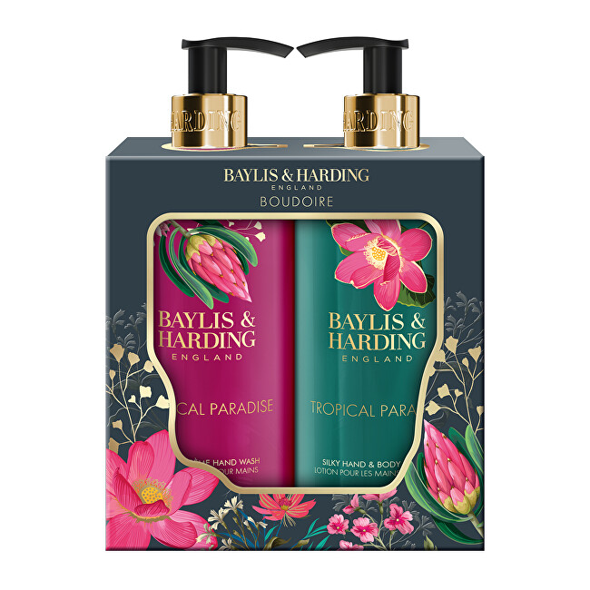 Baylis & Harding Boudoire Gift Set - Tropical Paradise 2 &times; 300 ml 300ml Moterims