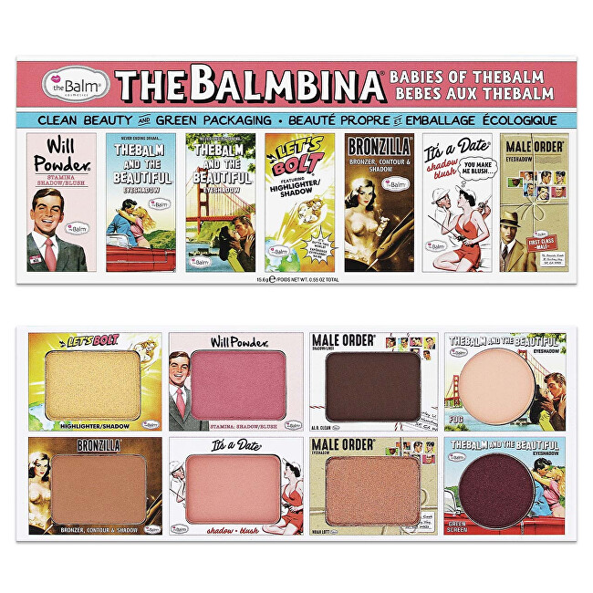 TheBalm The Balmbina full face palette 15.6 g šešėliai