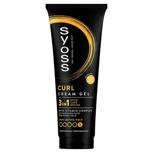 Syoss Curl Cream Gel for curly and wavy hair 250 ml 250ml modeliavimo priemonė