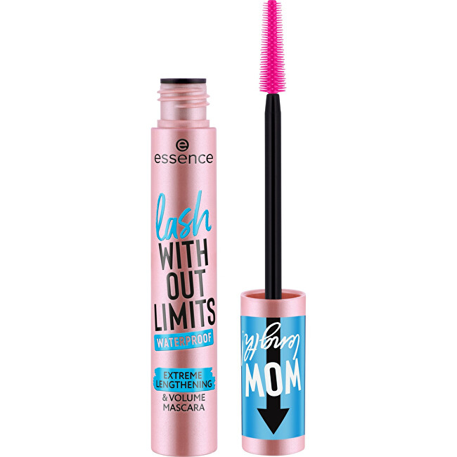 Essence Waterproof Lengthening & Volume Mascara (Extreme Lengthening & Volume Mascara) 13 ml Black blakstienų tu&scaron;as