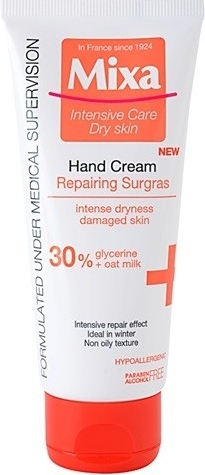 Mixa Regenerative hand cream for extra dry skin 100 ml 100ml rankų kremas