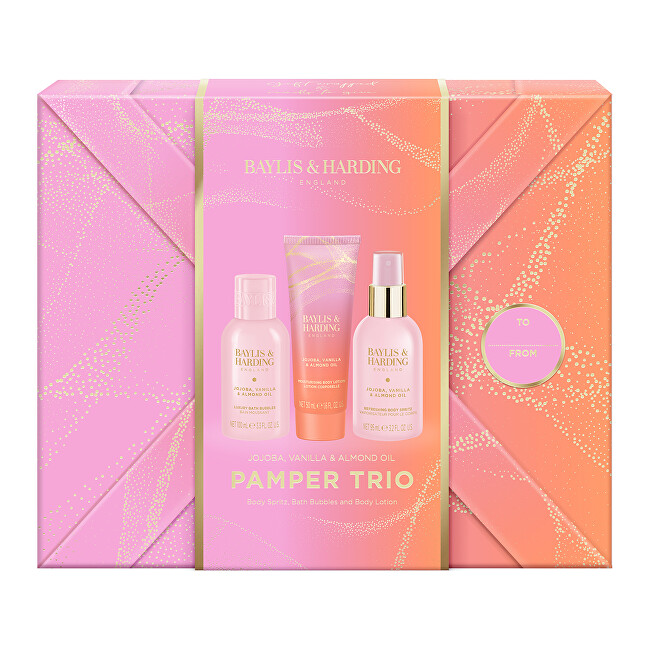 Baylis & Harding Body Care Set Jojoba, Vanilla & Almond Oil 3 pcs Moterims