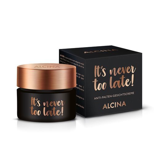 ALCINA Daily Skin Cream It`s never too late! ( Anti-Wrinkle Face Cream) 50 ml 50ml vietinės priežiūros priemonė